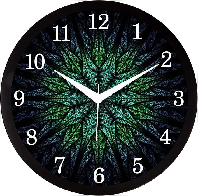 Green-leaf-wall-clockjpg