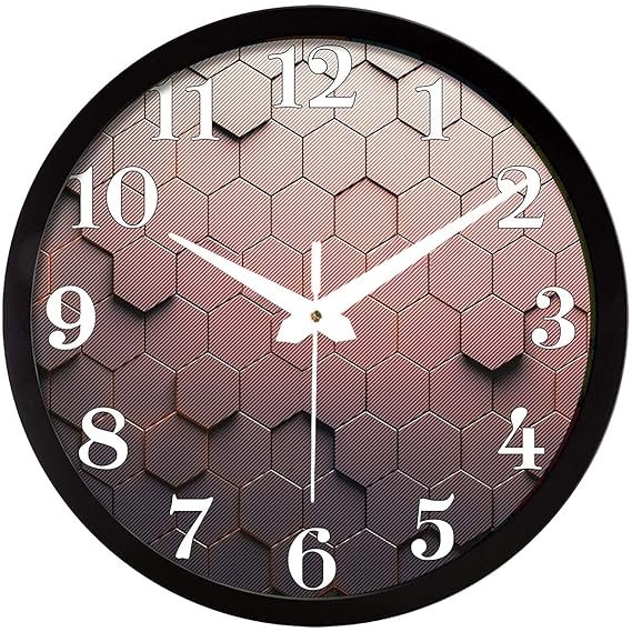 Hexagon Blocks Wall Clock